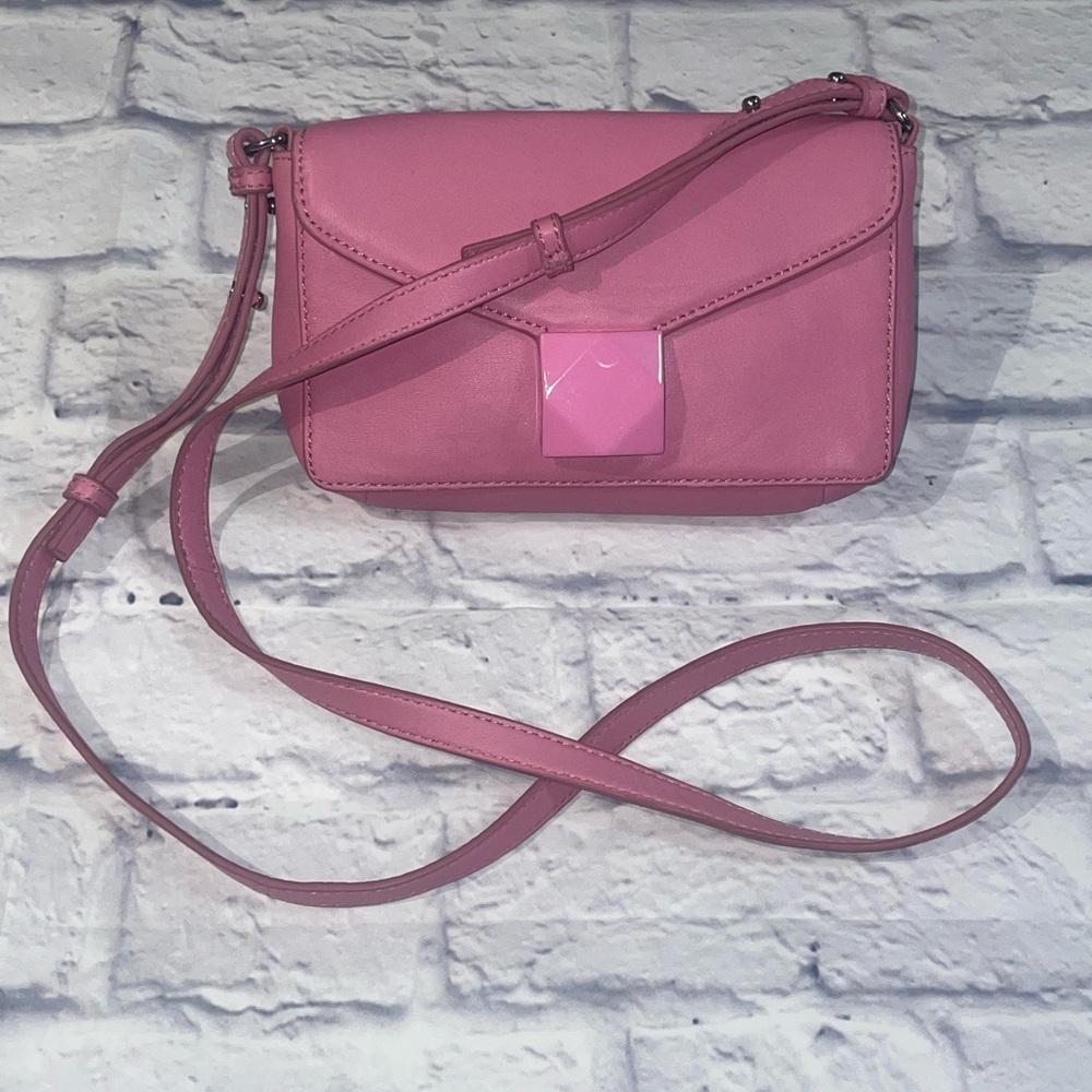 Vince Camuto Pink Crossbody Bag with Envelope Flap